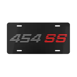 454 SS License Plate, Chevy Silverado SS Front Tag, Classic Truck Accessory, Gift for Chevy Enthusiasts