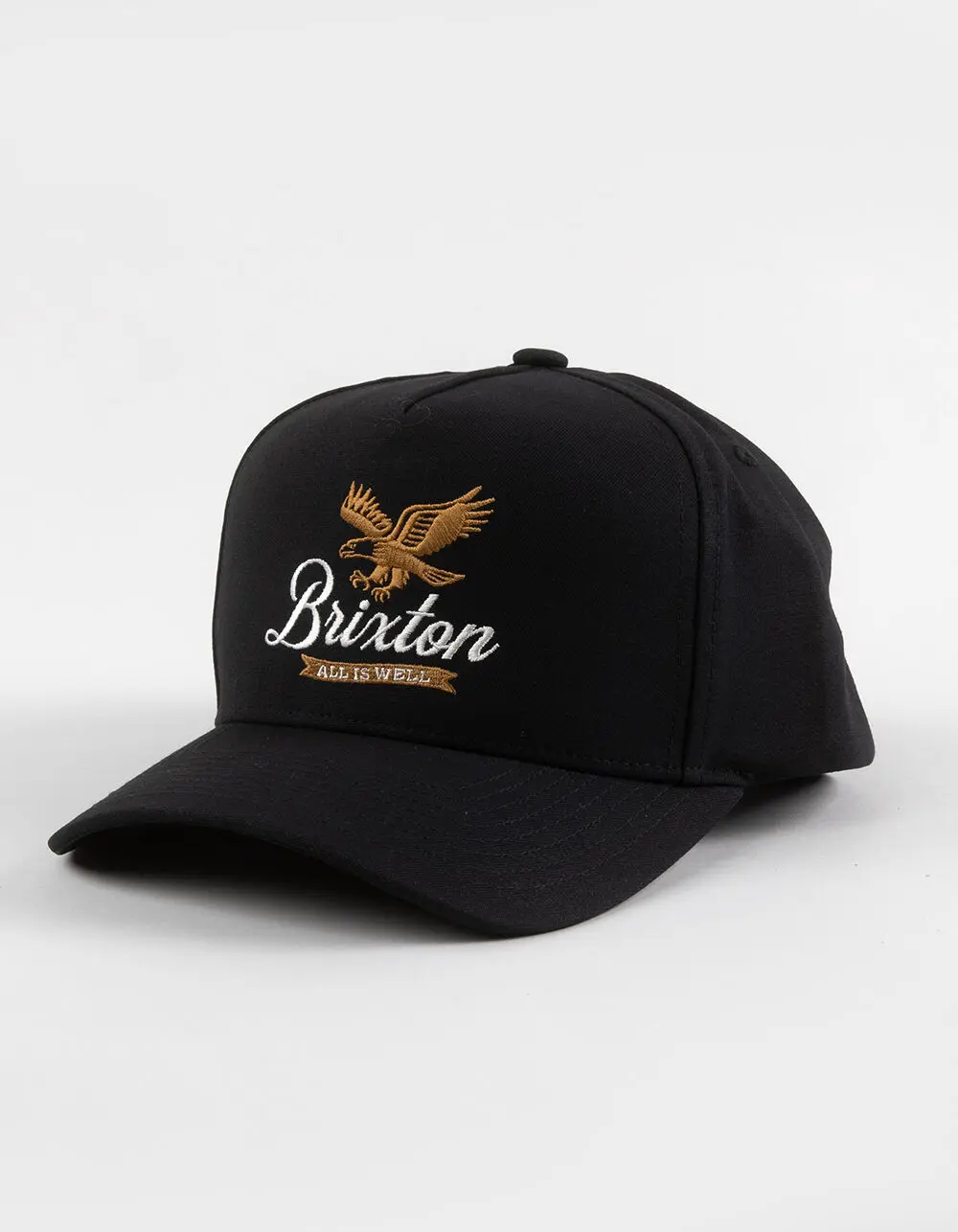 BRIXTON  Mens Wells Snapback Hat, Black