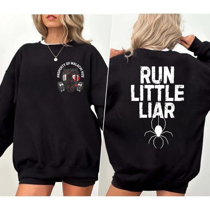 Property Of Malachi Vize Sweatshirt, Little Stranger Hoodie, Leigh Rivers Shirt, Dark Romance Merch Pullover Long Sleeves Graphic Fabric Sweater, Run Little Stranger Sweatshirt, Malachi Vize Hoodie,Dark Romance Merch, Book Lovers Unisex Sweater