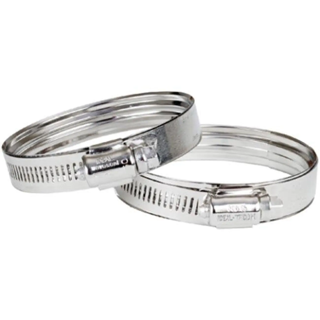 212 MAIN 28 in Heavy Duty Stainless Steel Smartseal Trough Clamp - Pack of 10, Leak-Proof, Spring-Loaded for Scooters Equipment Hose Sealing