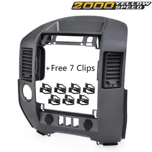 Fit For 04-06 Nissan Titan/armada Center Dash / Radio Ac Bezel With Speaker US