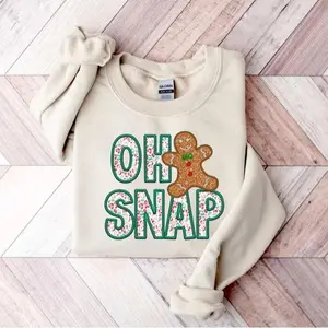 Oh, hurry up! Gingerbread Sweatshirts - Fun holiday sweaters, perfect Christmas gifts, and holiday costumes