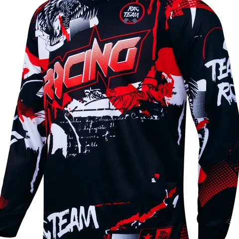 Road sports summer outdoor downhill mountain bike long-sleeved moisture wicking TOP uniform men's cycling shirt Racing Shirt Sports Tops Athletic Tops Sports Apparel Sportswear Clothing