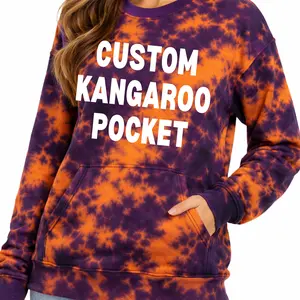 KANGAROO POCKET CUSTOMIZED TIE DYE Pack Live - PLAIN OR ADD A Choose the Graphic Women's Comfortable T-Shirt, Sweatshirt, Hoodie - Christmas T-Shirts, Skull & Retro Shirts, Streetwear Casual Crewneck Tee