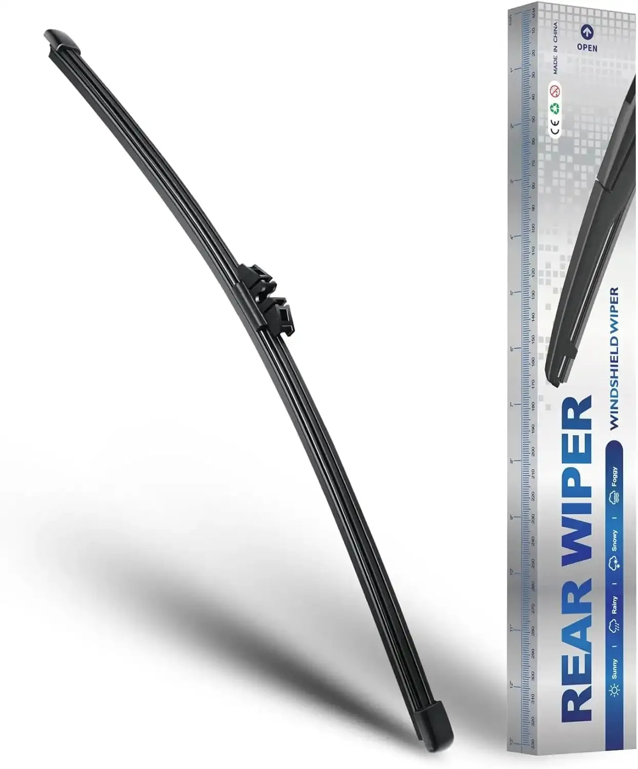 11 in OEM Rear Windshield Wiper Assembly for Lincoln Nautilus 2019-2023, Streak-Free Blade, No-Noise Auto Replacement Part