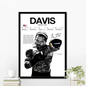 Gervonta Davis Boxing Poster | Hardline Series Wall Art | Aesthetic Home Decor | Boxing Fan Gift
