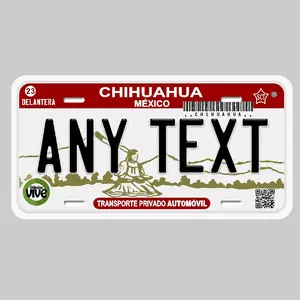 Placas de Chihuahua  personalized License Plate