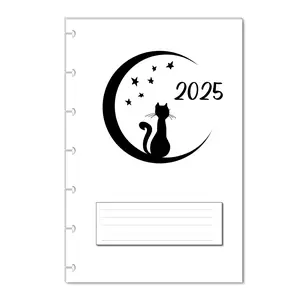 2025 Monthly Planner Calendar Refills for 7-Disc Mini Happy Planners, and NOTIQ Mini Capsule (S6) (4.5 x 7 inches)