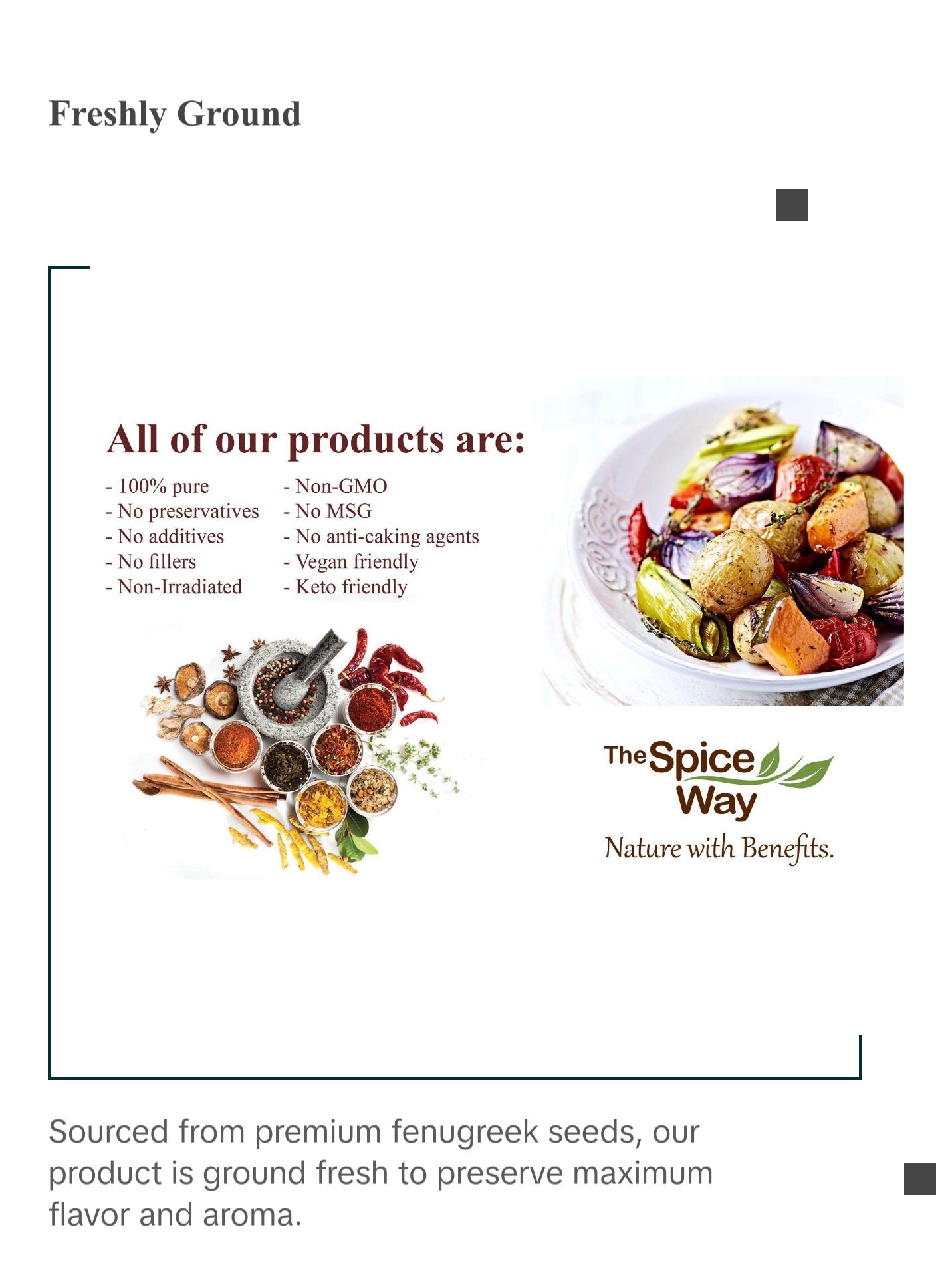 The Spice Way Ground Fenugreek Seeds