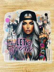 Let Them Babe DTF Transfer