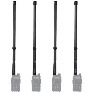 BAOFENG Upgraded Antenna 18.89" VHF/UHF High Gain Foldable - USB Powered Cable & Retractable Design | Compatible with UV-5R, BF-F8HP, 5RH, 5RM, K5PLUS, 888S | Walkie Talkie Radio Accessories Audio