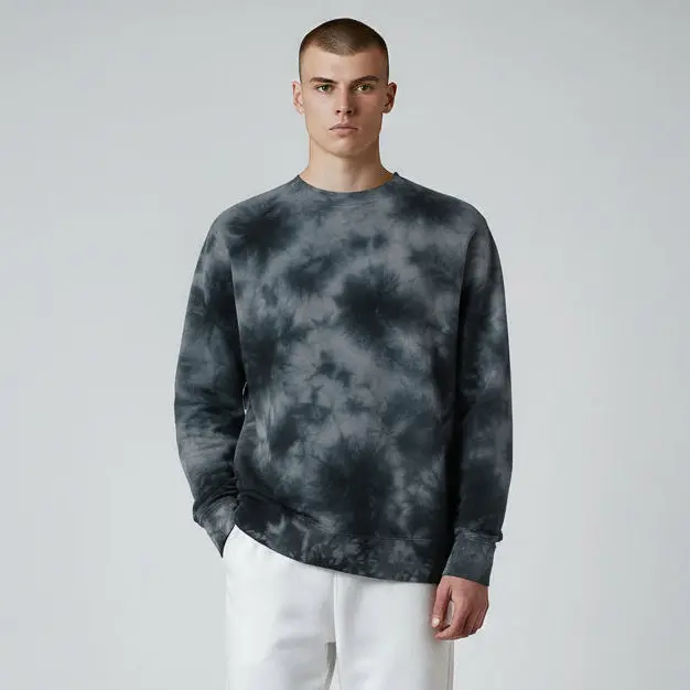 Men's Diamond Dye Crew Neck Sweatshirt