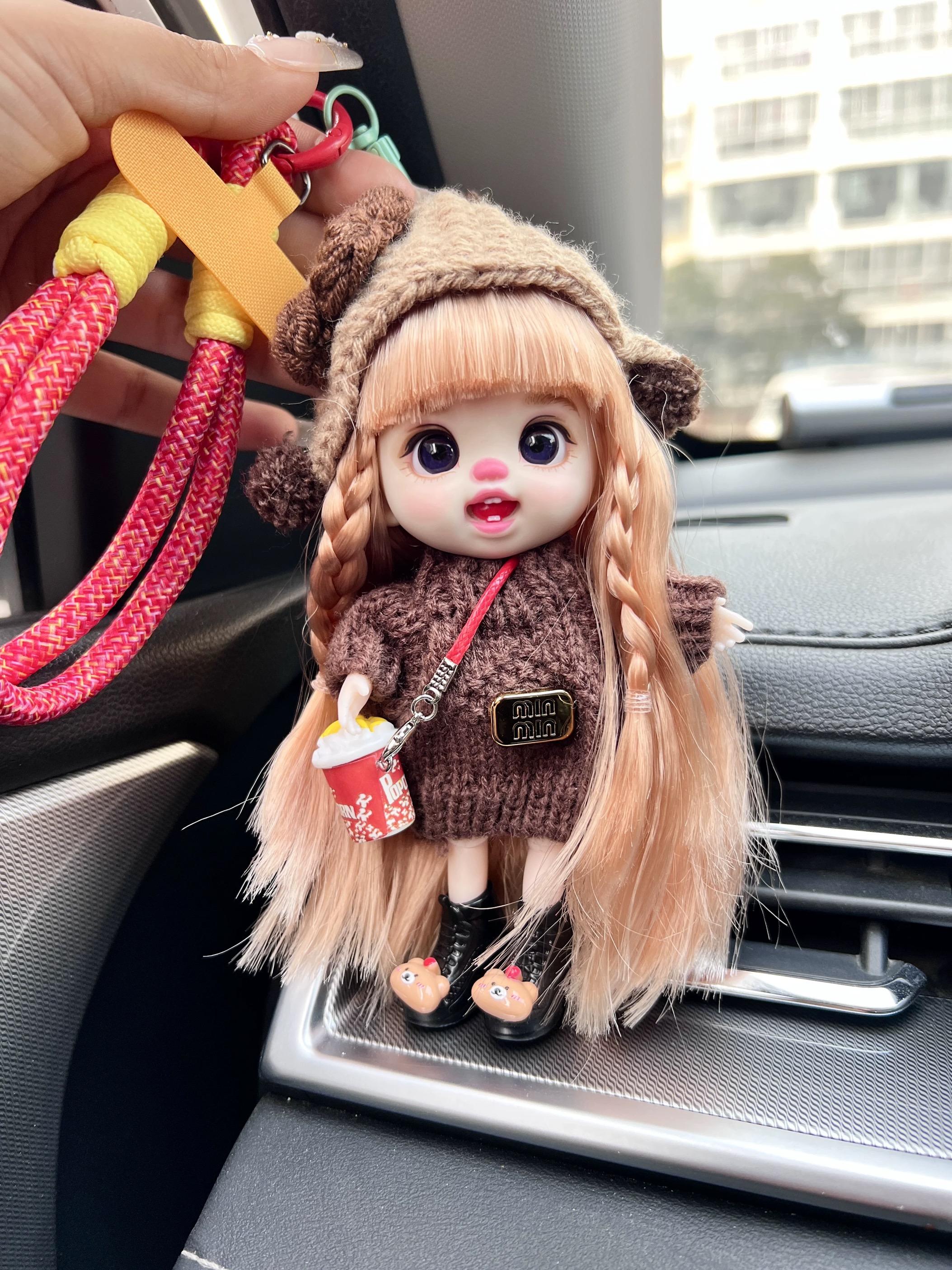 Lolifen Cute Pretty Girls Style Adorable Plush Doll Bag Charms