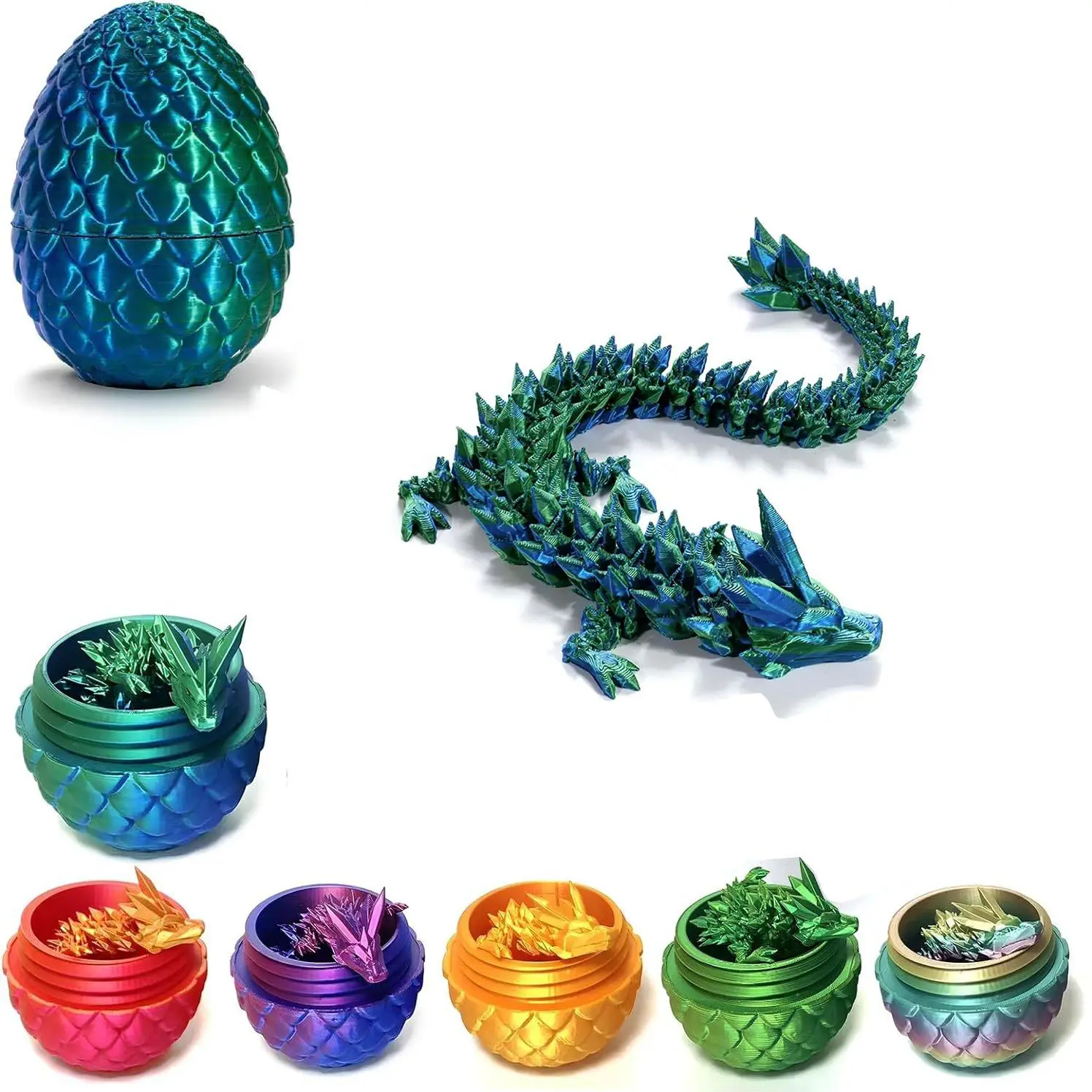 3D Dragon Egg, Halloween, Christmas, New Year, Easter Gifts for Family and Friends, Holiday Party Gifts, Room Decor, Desktop Decor, Fun Gifts