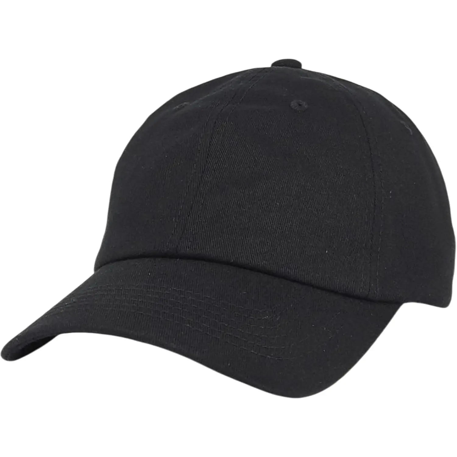 Adults' Plain Low-Profile Flat Brim Snapback Hats - Breathable Adjustable Snap Casual Sports Cap Great for Ball Games and Outdoor Days