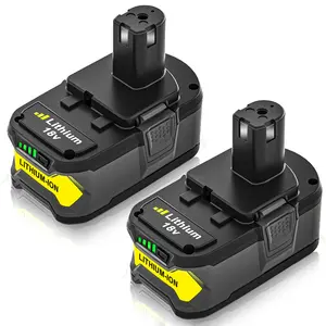 2 Pack 6.0Ah P108 18Volt Replacement Battery Compatible with Ryobi 18V Lithium-Ion P109 P107 P105 P104 P103 P102 P190