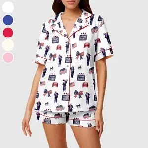 Trump Vance Pajamas Set, Trump President Pajamas,  Sleepwear, Men Women Lounge Wear, Premium Pajamas, Gift For Her Him