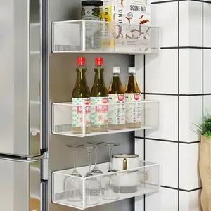 Refrigerator Magnetic Rack Side Storage Side