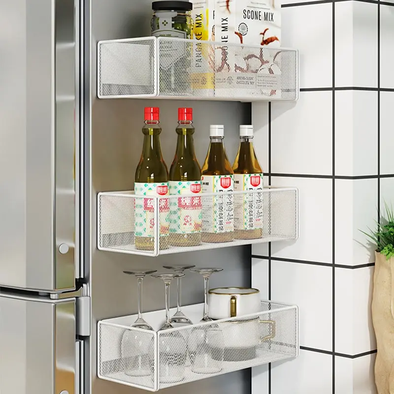 Refrigerator Magnetic Rack Side Storage Side