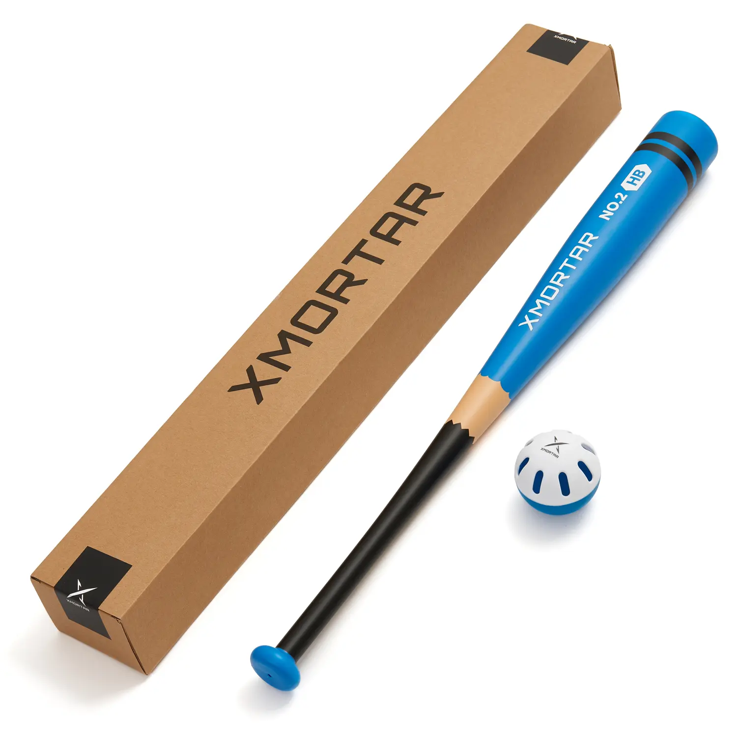PROJECT-X Blue Plastic Baseball Bat Set for Backyard Game - 28 in / 8 oz PROJECT-X Blue Plastic Baseball Bat Set for Backyard Game - 28 in / 8 oz