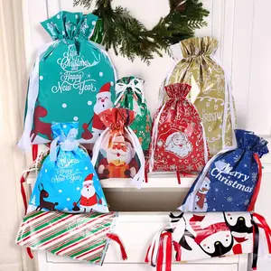 50PCS Christmas Gift Wrapping Set (25 Colorful Bags + 25Tags) - Random Patterns, Say Goodbye to Single-Style GiftBags, Perfect for Holiday Gifts