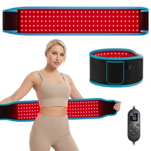 Red Light Therapy Lamp,Portable Infrared Red Light Therapy Belt with 150 Upgraded 3 in 1 LED Beads, 660nm & 850nm Red Light Therapy for Body Waist Back Knees Shoulder Legs,for Full-Body Pain Relief / Muscle Recovery / Scar Reduction