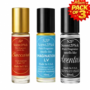 Scent2Pick 3-Pack Signature Roll-On Scent Oils – Long Lasting Alcohol-Free (10ml Each) Scent2Pick 3-Pack Signature Roll-On Scent Oils – Long Lasting Alcohol-Free (10ml Each)