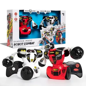 Sharper Image Robot Fighting Set Multiplayer Robots LED Eyes Infrared Remote Sharper Image Robot Fighting Set Multiplayer Robots LED Eyes Infrared Remote