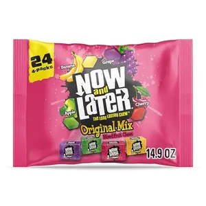 Now and Later Candy, Original Mix, Chewy and Fruity, 24 count