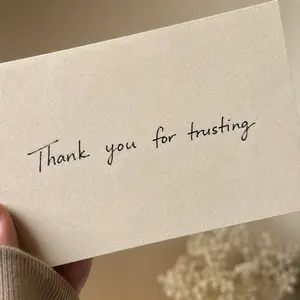 Thank you card, Office Stationery Card Stock for Computers & Office Equipment Use