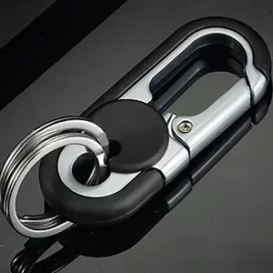 Premium Men's Business Waist Keychain for Car and Motorcycle Key Fob, Creative Design for Electric Vehicles, Durable and Stylish Key Holder