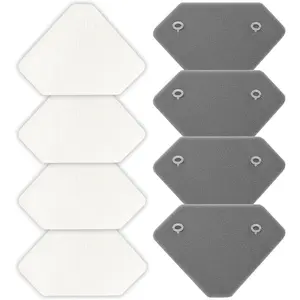 4 Pack BU3523 BU3120 Pre-  Felt Filter Kits compatible with Shark BU3120 Clean Lightweight Cordless Cleaner, Shark BU3523 Clean Empty Cordless Stick Vacuum, Auto Empty System, XFBU3000