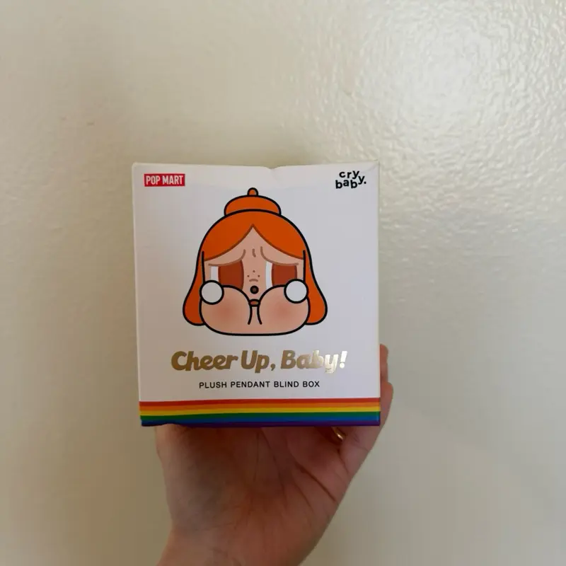 CRYBABY CHEER UP SERIES PLUSH PENDANT - NEW/ SEALED - AUTHENTIC
