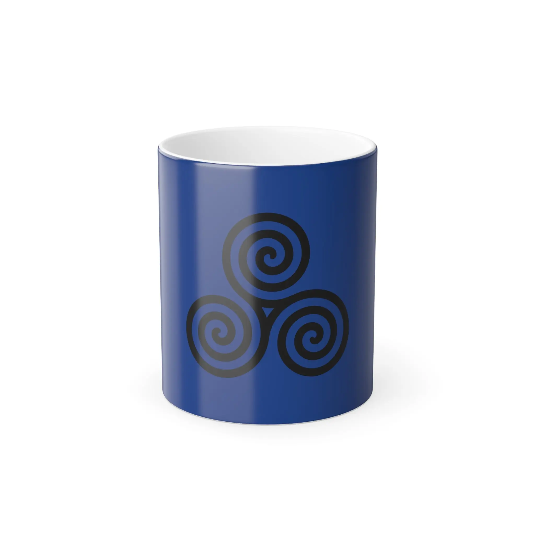 Triskel, Triskele, Triskelion- Celtic, Druid, Pagan, Nordic Color Changing Mug