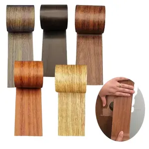 2 rolls Self-Adhesive Wood Grain Repair Tape, PP Material, Durable, for Table, Chair, DIY, Skirting Board, Door, Window, Floor, and Furniture Restoration