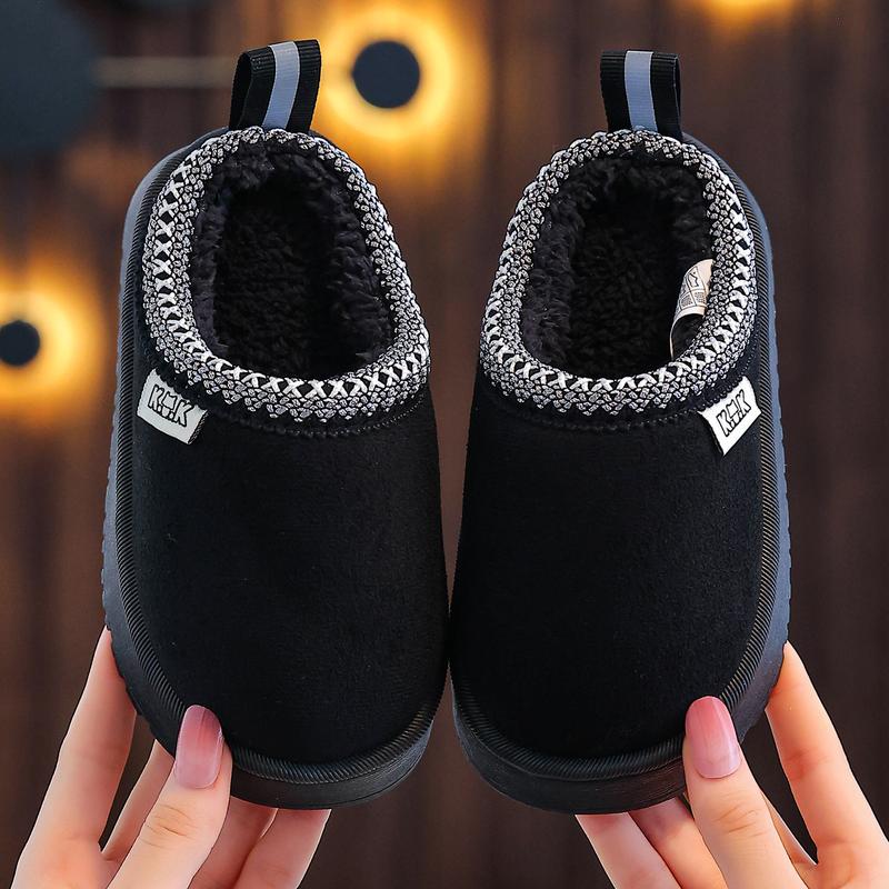 Simple and Casual Indoor Fashion Slippers for Kids, Boys and Girls, Students, Autumn and Winter Home Use