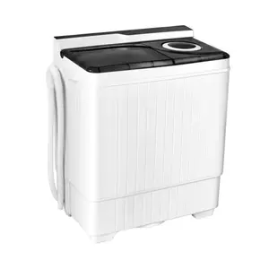 26 lbs Portable Semi-automatic Washing Machine with Built-in Drain Pump