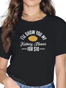 100% Cotton Kidney Stone Survivor Funny Quote recovery Gag Gift T-Shirt