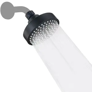 High Pressure Shower Head, Powerful Deluxe Bathroom Showerhead, Strong Spray Stream, Universal Fit, Polished Finish, Wall Mounted, Shower Head Replacement