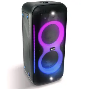 GRV-2650L UltraRave Duo | 400W Bluetooth Party Speaker with LED Lights & Wireless Mic