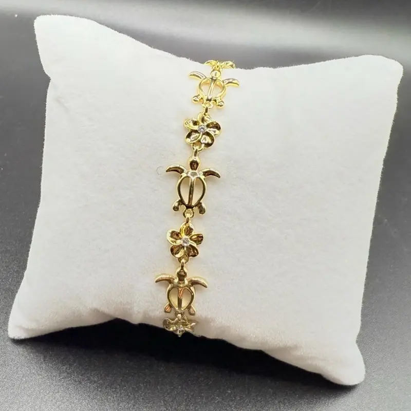 Gold Plated 7.5 Inch cod 382 Bracelet for Women Elegant and Luxurious Jewelry Durable Long Lasting Design Perfect for Special Occasions C