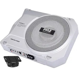 10" 900W Low-Profile Marine Subwoofer System with Built-In Amp 10" 900W Low-Profile Marine Subwoofer System with Built-In Amp