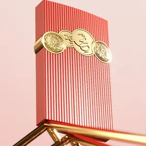 AFNAN Pink Tribute with Floral Design, Featuring Gold Accents and Decorative Elements, Elegant Presentation 3.4 OZ FOR WOMEN