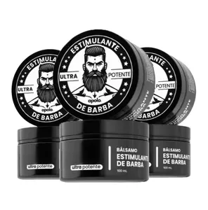 Apolo Ultra Potente Minoxidil Beard Growth Cream 3pcs Men's Special Thickening Formula, Max-Strength Beard Stimulant Cream, Target Alopecia Beard, Hyper-Fast Follicle.