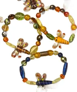 Beaded Jewelry with Colorful Beads and Dragonfly Design for Women