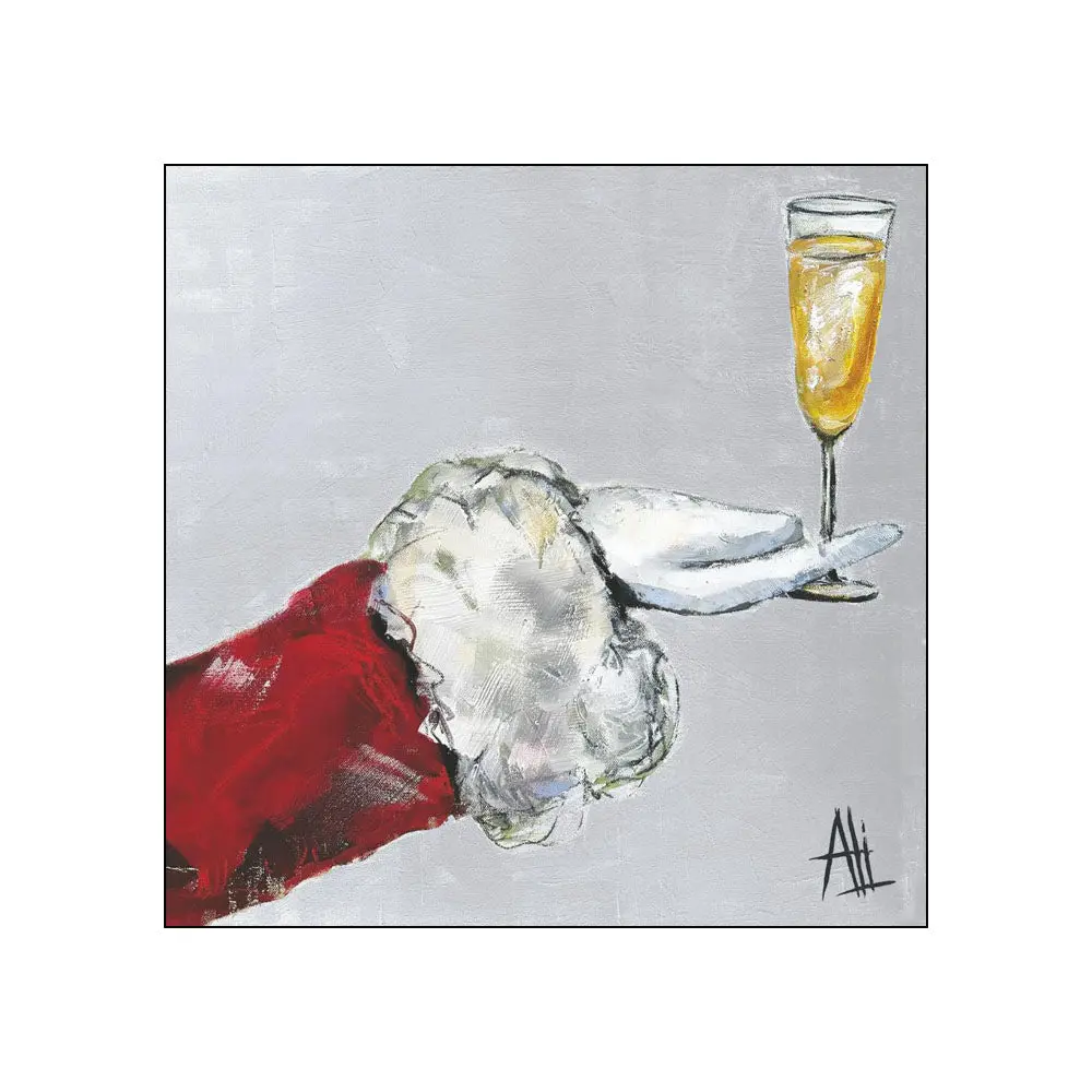 Cheers to Santa • Beverage Napkins