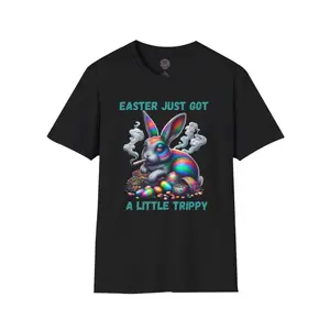 420 Easter Unisex T-Shirt, Marijuana Easter Tee, Cannabis Bunny Shirt, Hippie Spring Graphic Top, Funny 420 Easter Gift