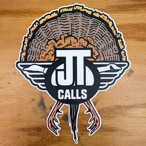 Big Turkey Fan Logo Decal Big Turkey Fan Logo Decal