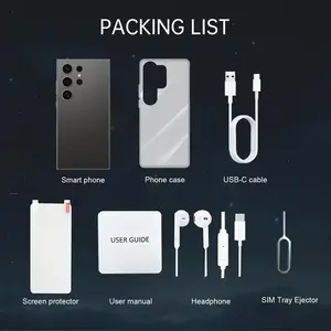 25Ultra Android Smartphone, 6.8 Inch Dual 108MP+48MP Cameras, Long-Lasting 6800mAh Battery, Fast Charging, OTG Function, Facial Recognition Unlocking, Stylus, 12GB RAM +512GB ROM, 5G Network Android 14 OS, Unlock Cellphone for