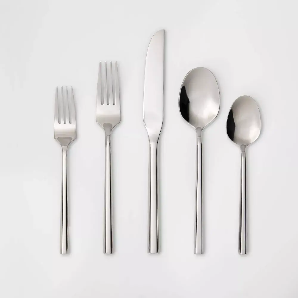 20pc Izon Flatware Set Silver - Project 62